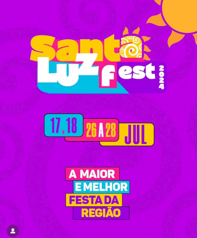 Santaluz Fest 2024: Confira a Programação Completa da Maior Festa da Região!