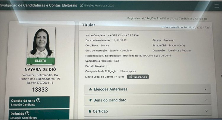 Candidata à Prefeitura de Retirolândia Altera Autodeclaração Racial e Surpreende Eleitores